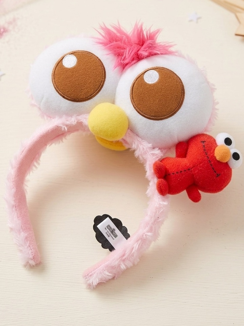 Universal Studios Japan Usj Sesame Street Moppy Elmo Fluffy Plush Ears Headband